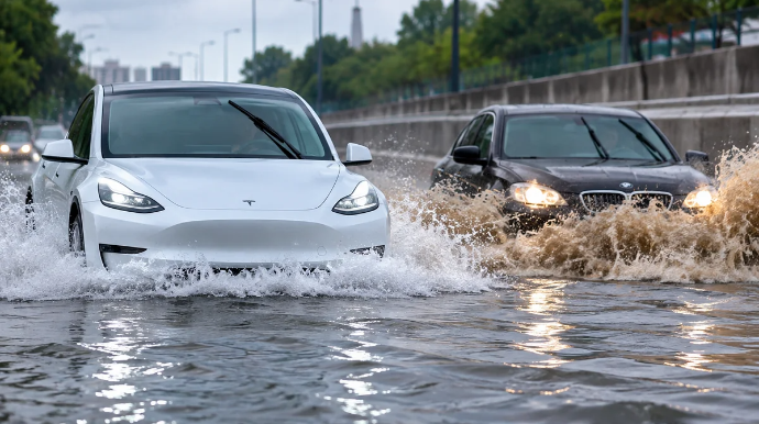 Elektromobillər su maneələrini niyə ənənəvi avtomobillərdən daha yaxşı keçir? 