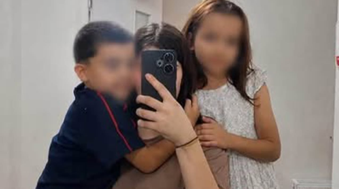 İki uşağı əlindən alınan ana övladlarına qovuşdu - FOTO