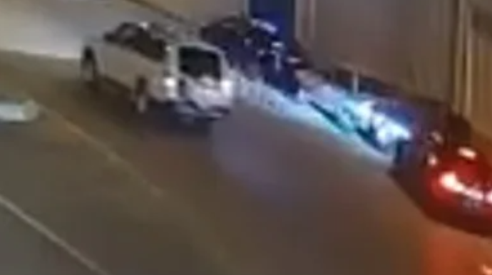 "Pajero"nun iki avtomobilə çırpıldığı qorxunc qəzanın ANBAAN VİDEOSU 