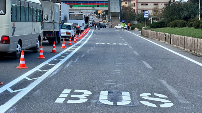 Bu avtobus zolağının qüvvədəolma vaxtı 1 saat artırıldı - FOTO