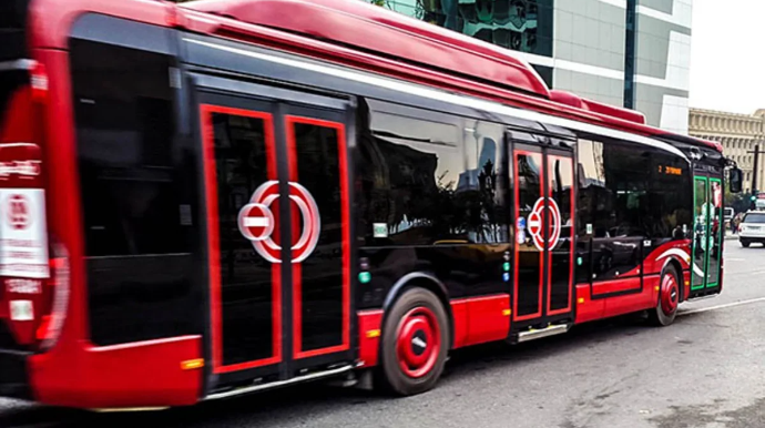 Gəncədə “Baku Bus” qəza törətdi - FOTOLAR