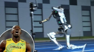 Robot insandan sürətli qaçır, amma tormozlaya bilmir – VİDEO  