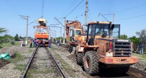 Mingəçevir stansiyasında yeni yoldəyişənlər quraşdırılır - FOTO