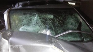 Şəmkirdə dəhşətli qəza: İnsanlar yola səpələndi - VİDEO (+18)