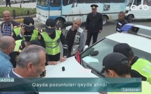 Avtobuslara normadan artıq sərnişin yığanlar cəzalandı - VİDEO