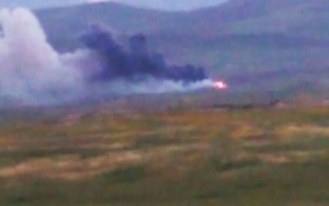 Ermənilərin zenit-raket kompleksi məhv edildi - Şəxsi heyəti ilə birgə - VİDEO