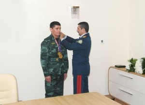 Elçin Quliyev Rəsul Çunayevə RÜTBƏ VERDİ - FOTO