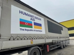 Azərbaycan Ukraynaya humanitar yardım göndərildi - FOTO
