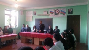 Şagirdlərlə görüş keçirilib