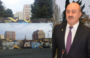 Nəsimidə bayram günləri ağaclar qırıldı – “Yaşam residence” bina tikir - FOTO