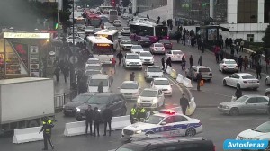 20 Yanvar dairəsində dəhşətli tixac yarandı - BNA-dan açıqlama - FOTO