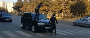 Bakıda qayda pozan sürücülərə belə etiraz etdilər – VİDEO