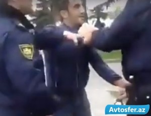 Bu da gürcü yol polisi – Azərbaycanlı sürücünü qandalladılar – VİDEO