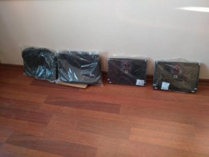 Məktəbdən noutbukları oğurlayanlar tutuldu