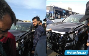 Bakıda ağır qəza: xanım sürücü piyadanı belə vurdu - DƏHŞƏTLİ GÖRÜNTÜLƏR