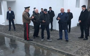 Kəmaləddin Heydərovla Baba Rzayev yanğın olan stansiyada - FOTO