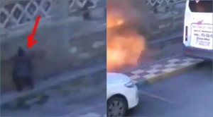 Məsuliyyətsiz uşaq partlayış törətdi - ANBAAN VİDEO