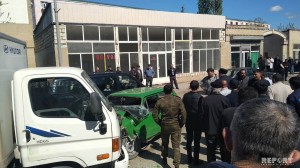 Tovuzda zəncirvari avtomobil qəzası olub - FOTO