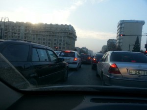 BNA: Paytaxtın əksər yollarında sıxlıq və tıxac müşahidə edilir