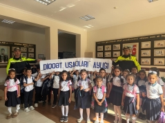 Sabunçudakı məktəblərdə “Diqqət, uşaqlar!” aylığı çərçivəsində görüşlər keçirilib - FOTOSESSİYA 