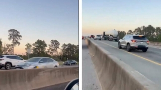 Əks yola çıxıb yanacaq daşıyan maşınla toqquşdu - VİDEO 