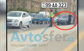 Bakıda 300 minlik “Maybach” piyadanı keçidin üstündə vurub öldürdü   - 99-AA-323 - VİDEO