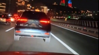 В Баку задержан водитель автомобиля без номерных знаков - ВИДЕО