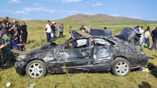 В Лачине перевернулся автомобиль, есть погибшие - ФОТО 