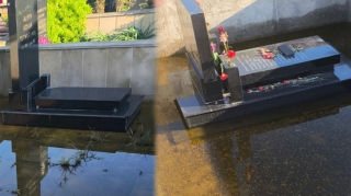 Mehdiabadda qəbiristanlığı su basdı - FOTOLAR 