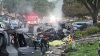 Təyyarə yaşayış olan əraziyə düşdü - Sakinlər təxliyə edildi 