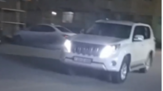 Kürdəxanıda gecə saat 1-də "avtoşluq"  edən sürücü  - VİDEO