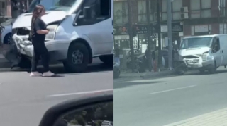 В Баку столкнулись грузовик Ford и Toyota Prius   - ВИДЕО