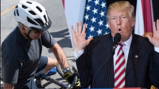 Baydenin yıxılmasından sonra Tramp bir daha velosiped sürməyəcəyinə söz verdi - FOTO - VİDEO 