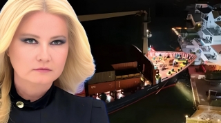 Boğazdakı yük gəmisi Müge Anlının villasına çırpılıb? - VİDEO