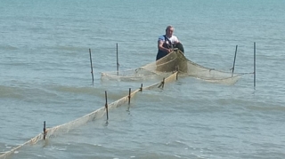 Xəzərdə balıq ovlayan şəxslər saxlanıldı - FOTO 