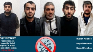 Bakıda daha 5 nəfər saxlanılıb, 10 kq-dan çox narkotik götürülüb   - FOTO