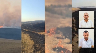 Qəsdən yanğın törədənlər həbs olundular - FOTO - VİDEO