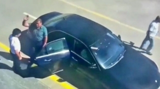 İşdən çıxarılan gömrük rəisi Pərviz Kəngərli  yola salındı - VİDEO