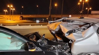 Bakıda iki maşın toqquşub, xəsarət alanlar var - FOTO 