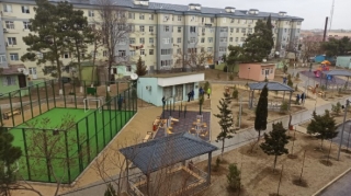 Xəzər rayonunda daha bir məhəllə abadlaşdırıldı - FOTOLAR 