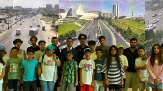 Baş DYP İdarəsi məktəblilərlə “Yol Polisimizlə bir gün” adlı tədbir keçirib  - FOTO
