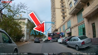 “Araz”ın yük maşını yolu kəsdi, sürücü isə yellənə-yellənə gəzir - VİDEO 