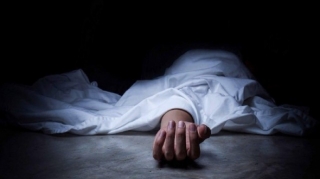 Dünən yanan ərazidən kişi meyiti tapıldı 