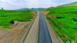 Строительство дороги Физули-Гадрут  продолжается быстрыми темпами  - ФОТО