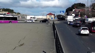 "Şamaxinka"da ilk dəfə svetoforlar istifadəyə verildi - FOTO