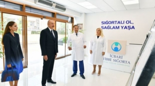 İlham Əliyev və Mehriban Əliyeva təmir edilmiş doğum evindəki şəraitlə tanış olublar - FOTO - VİDEO 