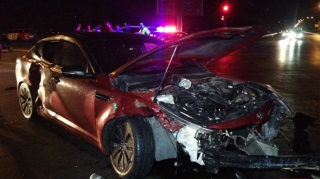 Sumqayıtda iki avtomobil toqquşub,  4 nəfər xəsarət alıb   - FOTO - VİDEO