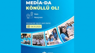 "MEDİA könüllüləri" proqramına qeydiyyat elan edilib 