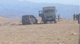 Erməni təxribatçıların Laçında mühasirəyə alınma anı  - VİDEO