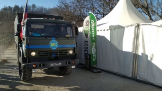 Sülhməramlılara məxsus yük maşını Laçın yolundan keçdi 